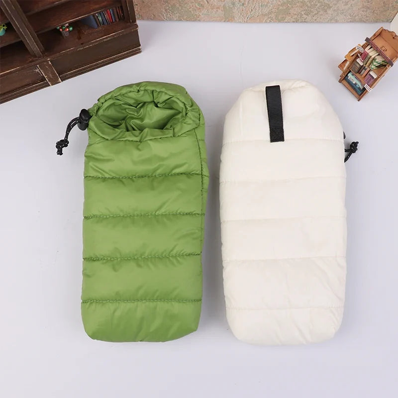 Miniature Dollhouse Sleeping Bag – Camping Scene Accessory