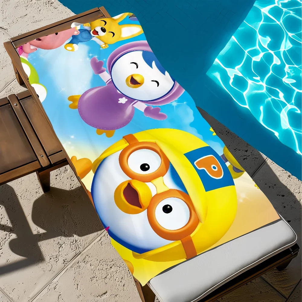 Cute Penguin Quick-Dry Beach Towel | Sports Travel Towel