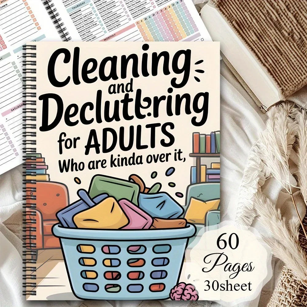 Household Cleaning Schedule Spiral Notebook | Daily & Weekly Planner