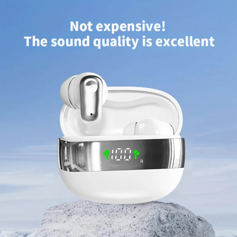 MINI550 Bluetooth 5.4 TWS Earbuds – Noise Cancelling Wireless