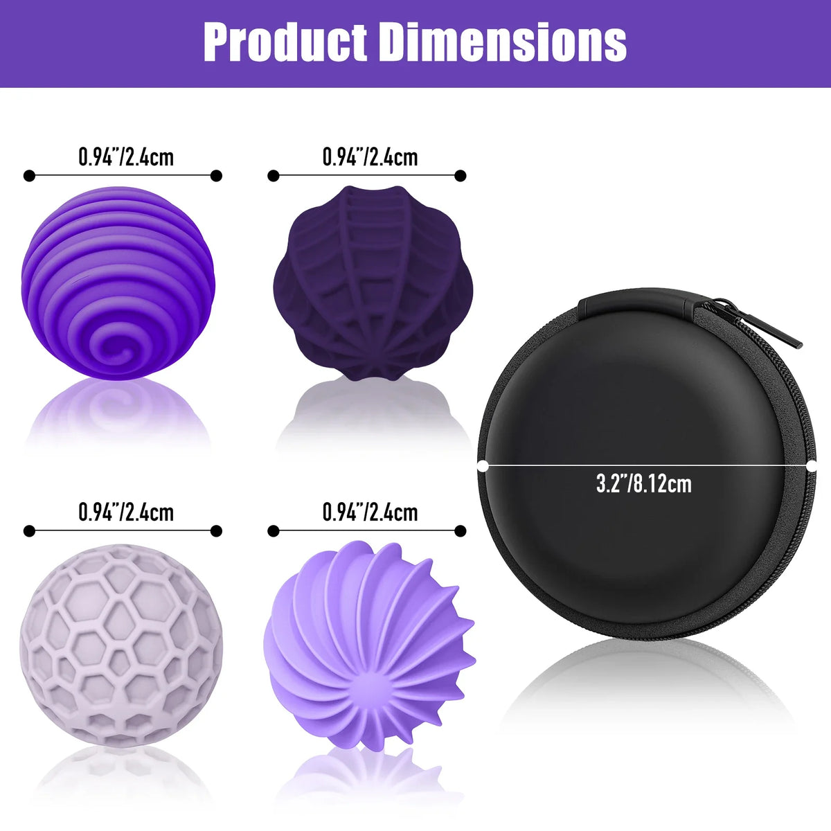 Magnetic Sensory Fidget Balls Silicone Stress Relief Toys Adults