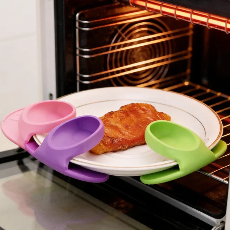 Silicone Heat Resistant Finger Covers Temperature Insulated Gloves