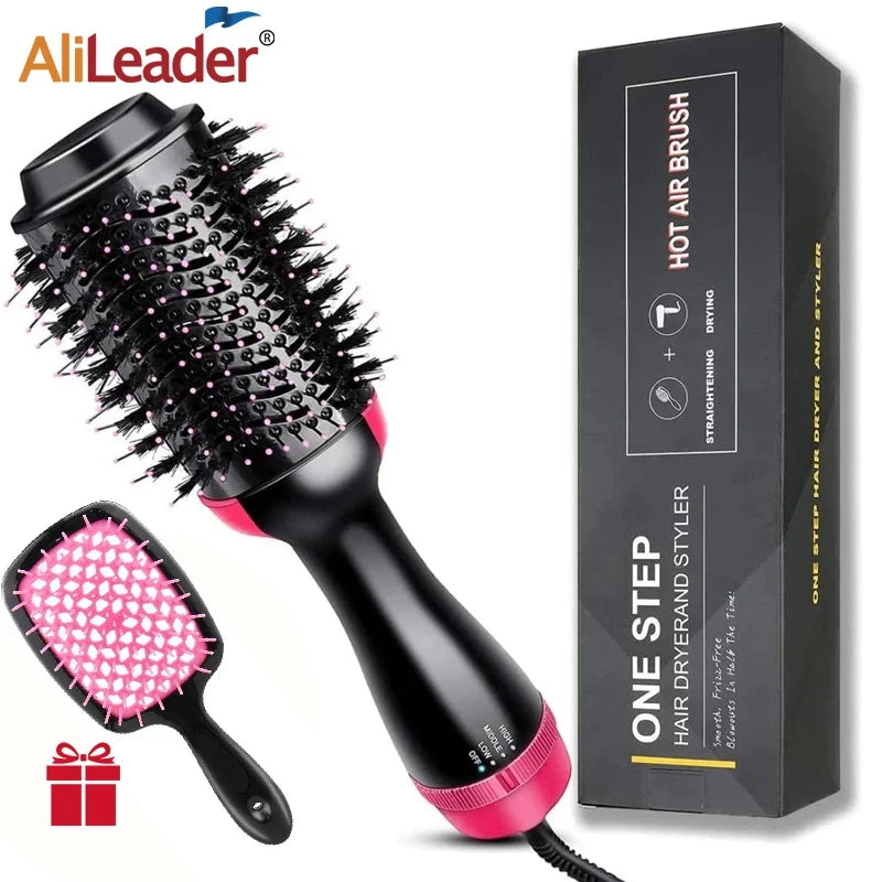 AliLeader 4-in-1 Hot Air Brush – Volumizer & Anti-Frizz Styler