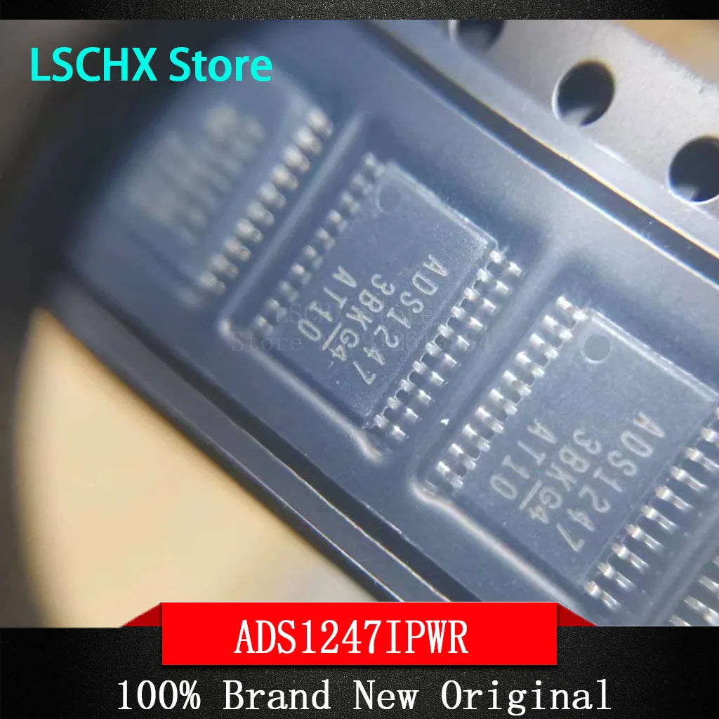 2pcs ADS1247IPWR TSSOP-20 ADC Analog to Digital Converter Chip