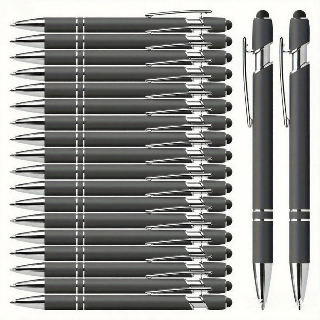20pc Personalized Ballpoint Pen Gift Set with Stylus Tip