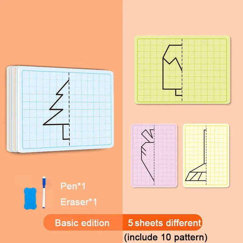 Creative Kids Lattice Symmetrical Drawing Toys Toddler Fine Motor