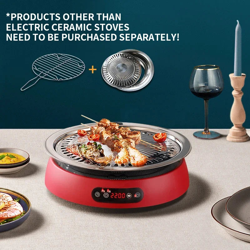 LZHZXY 2200W Electric Ceramic Stove – Multifunctional Cooktop