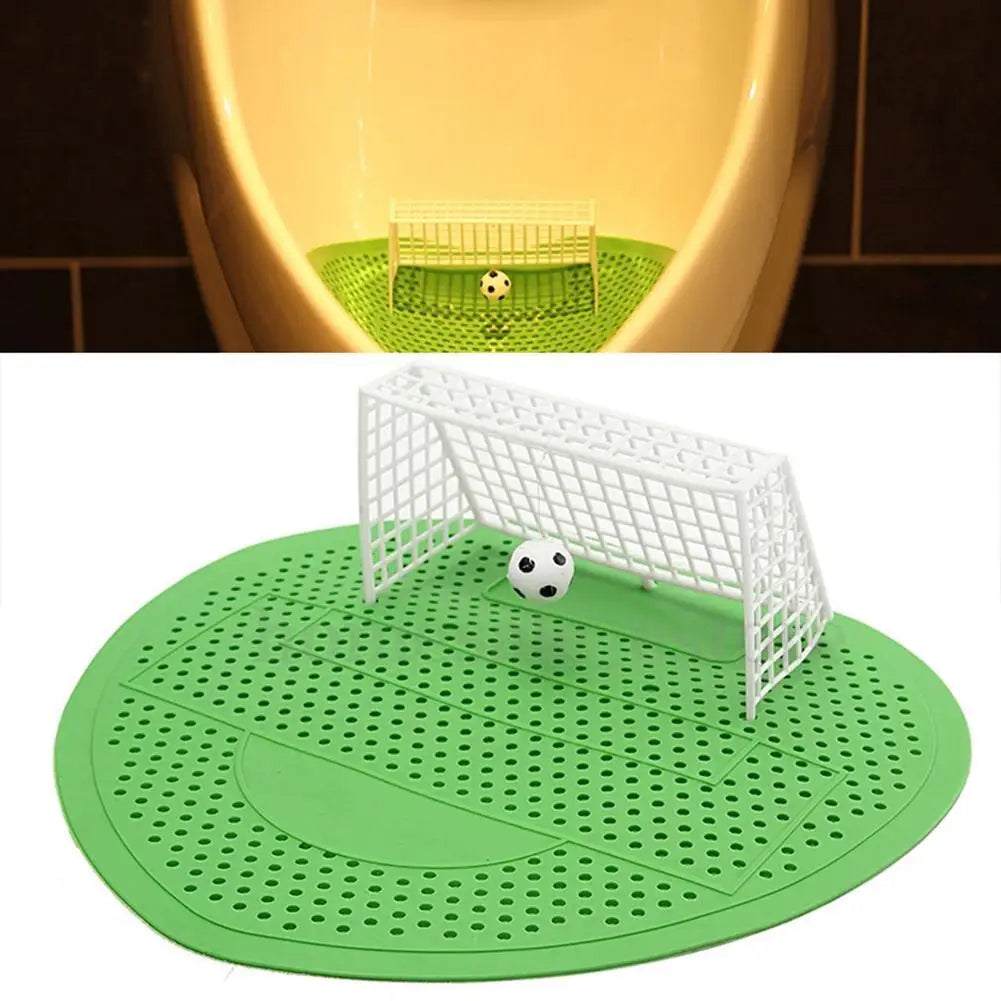Football Goal Urinal Mat – Deodorizing Splash Guard Insert