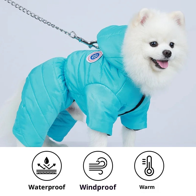 Dog Clothes Autumn Winter Thickened Cotton Small Teddy Bimi Bear Warm