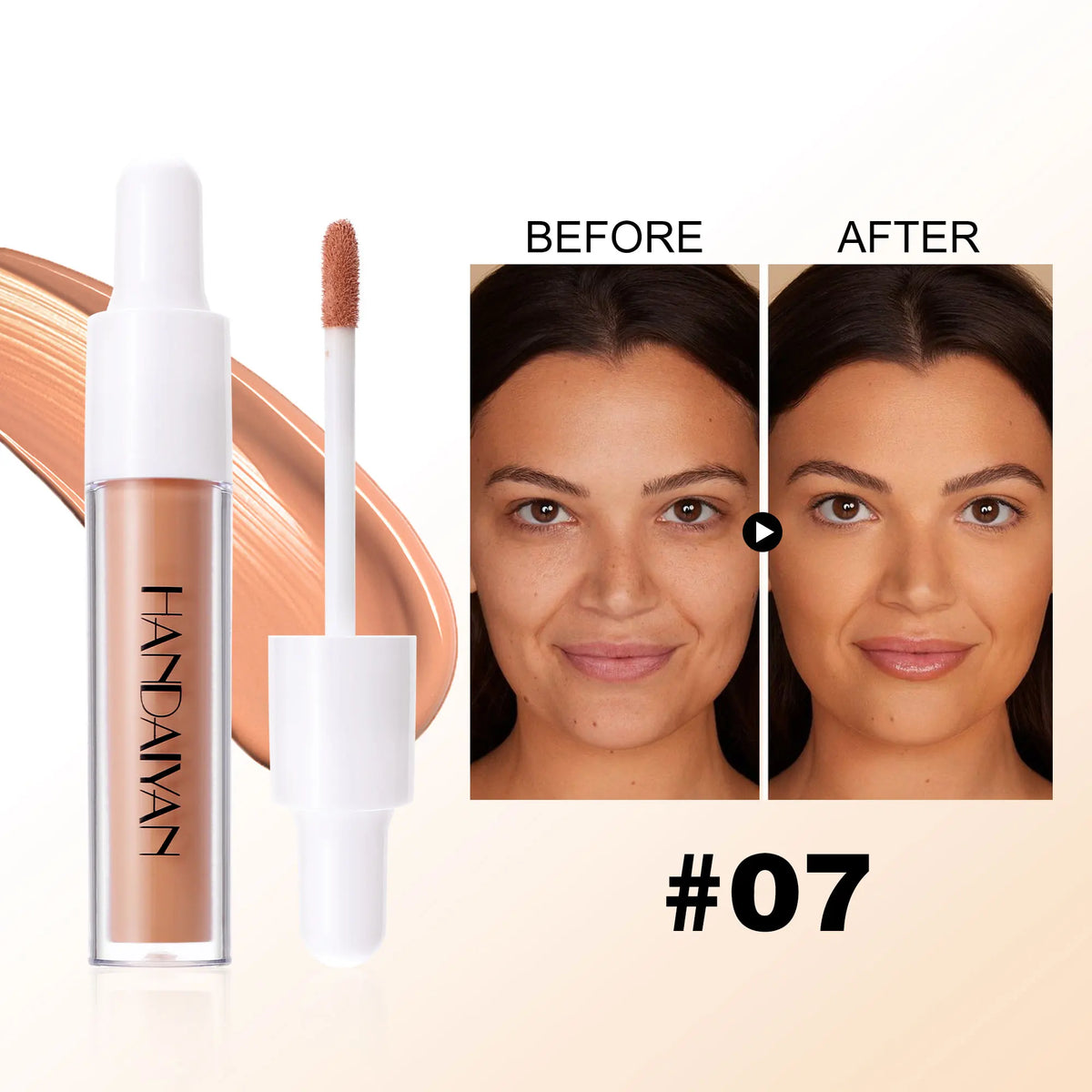 HANDAIYAN 8-Shade Liquid Concealer – Full Coverage & Waterproof