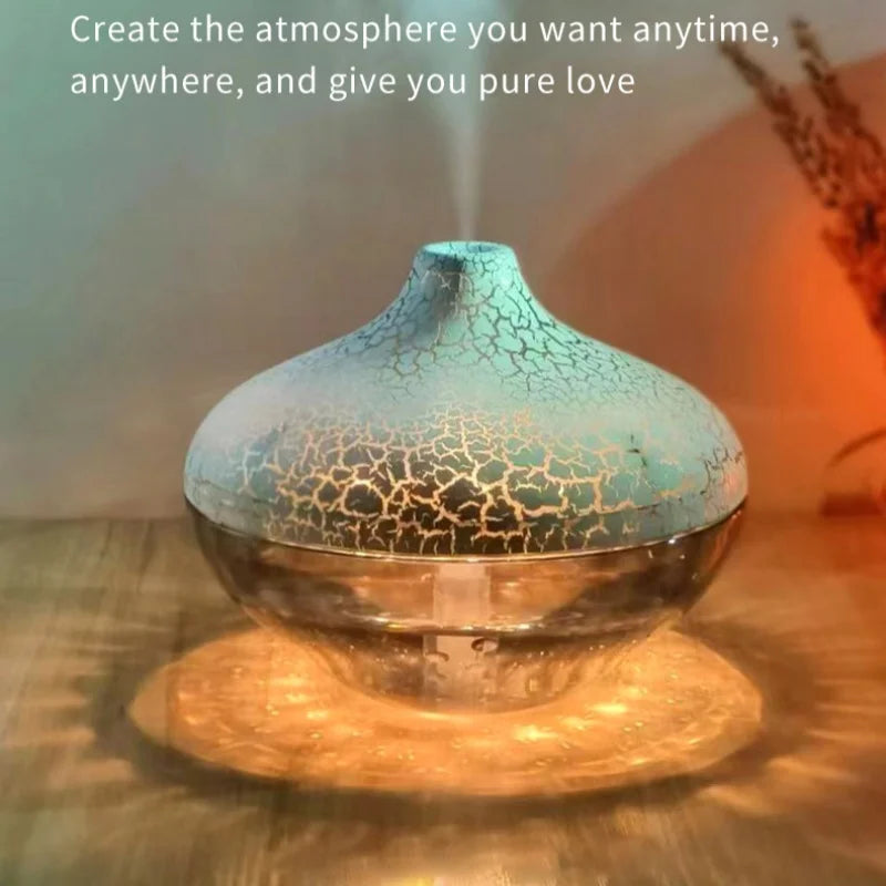 Crystal Ball Desktop Humidifier with 7-Color LED Light | HOMEFISH