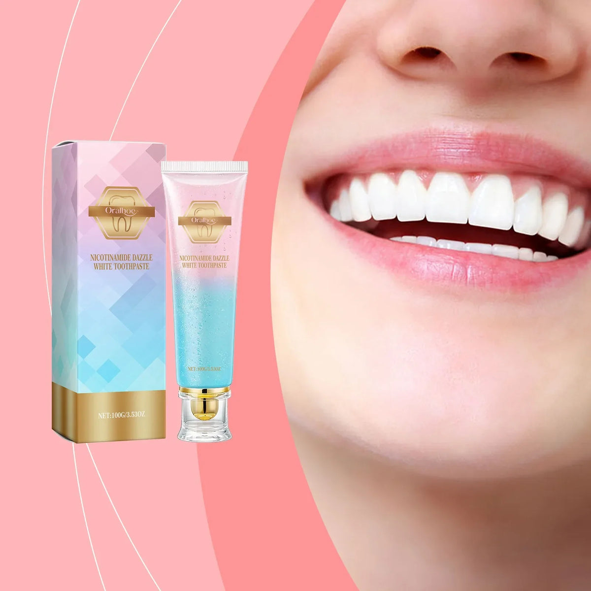 Oralhoe Niacinamide Whitening Toothpaste | Sensitive Gums & Fresh Breath