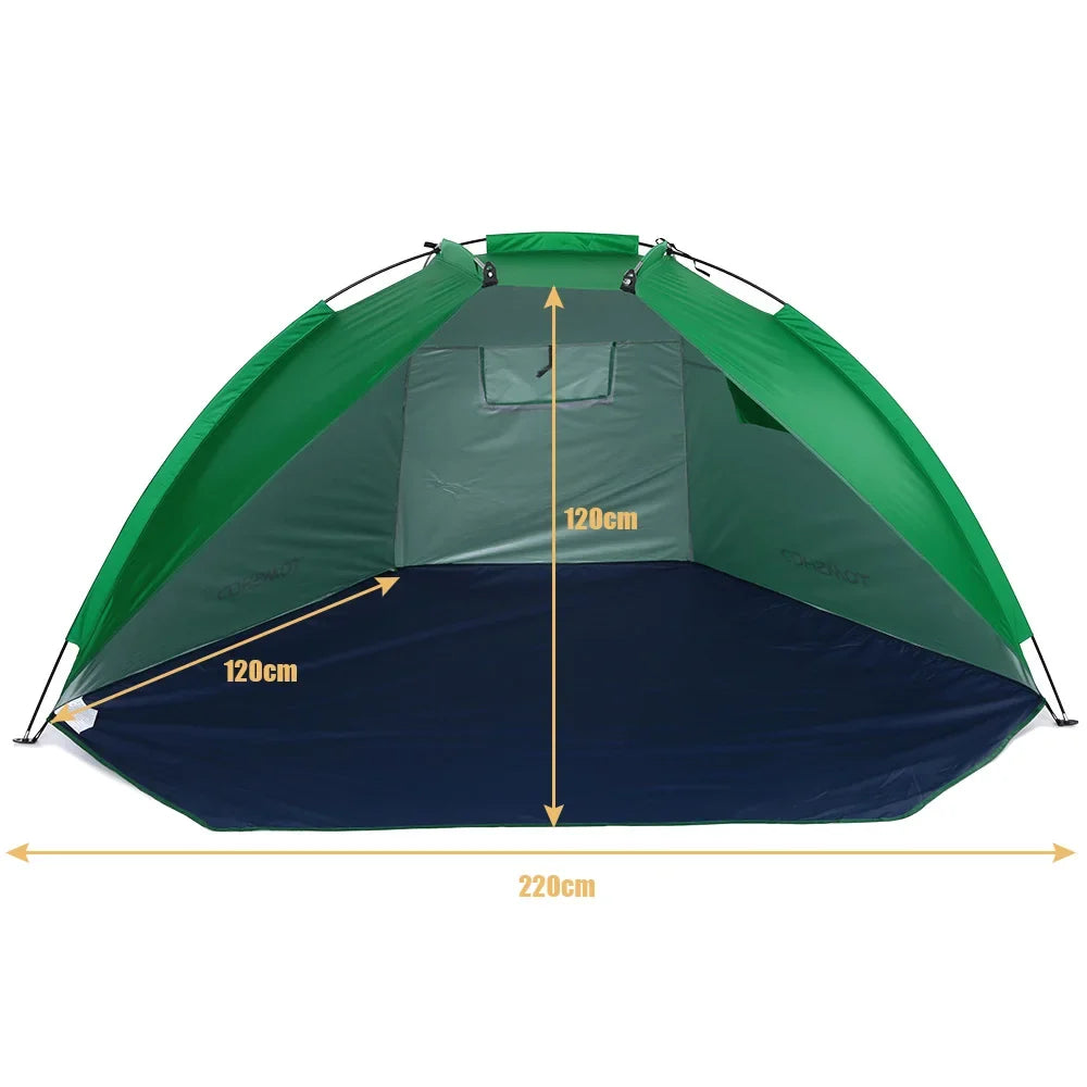 2-Person UV Beach Tent – Ultralight Portable Sun Shade Shelter