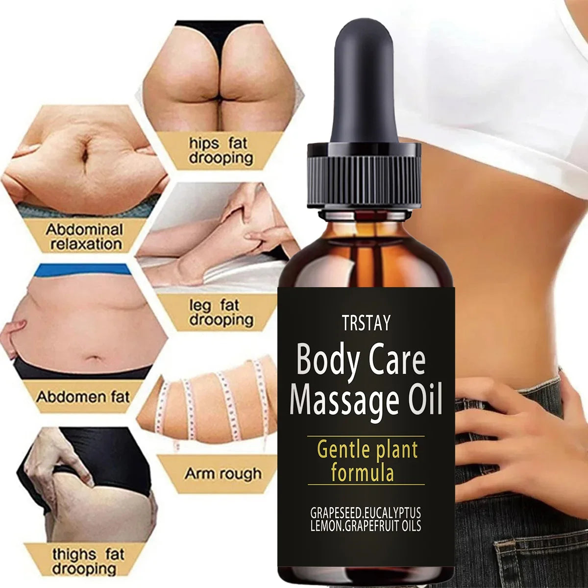 TRSTAY Collagen & Stem Cell Body Firming Massage Oil