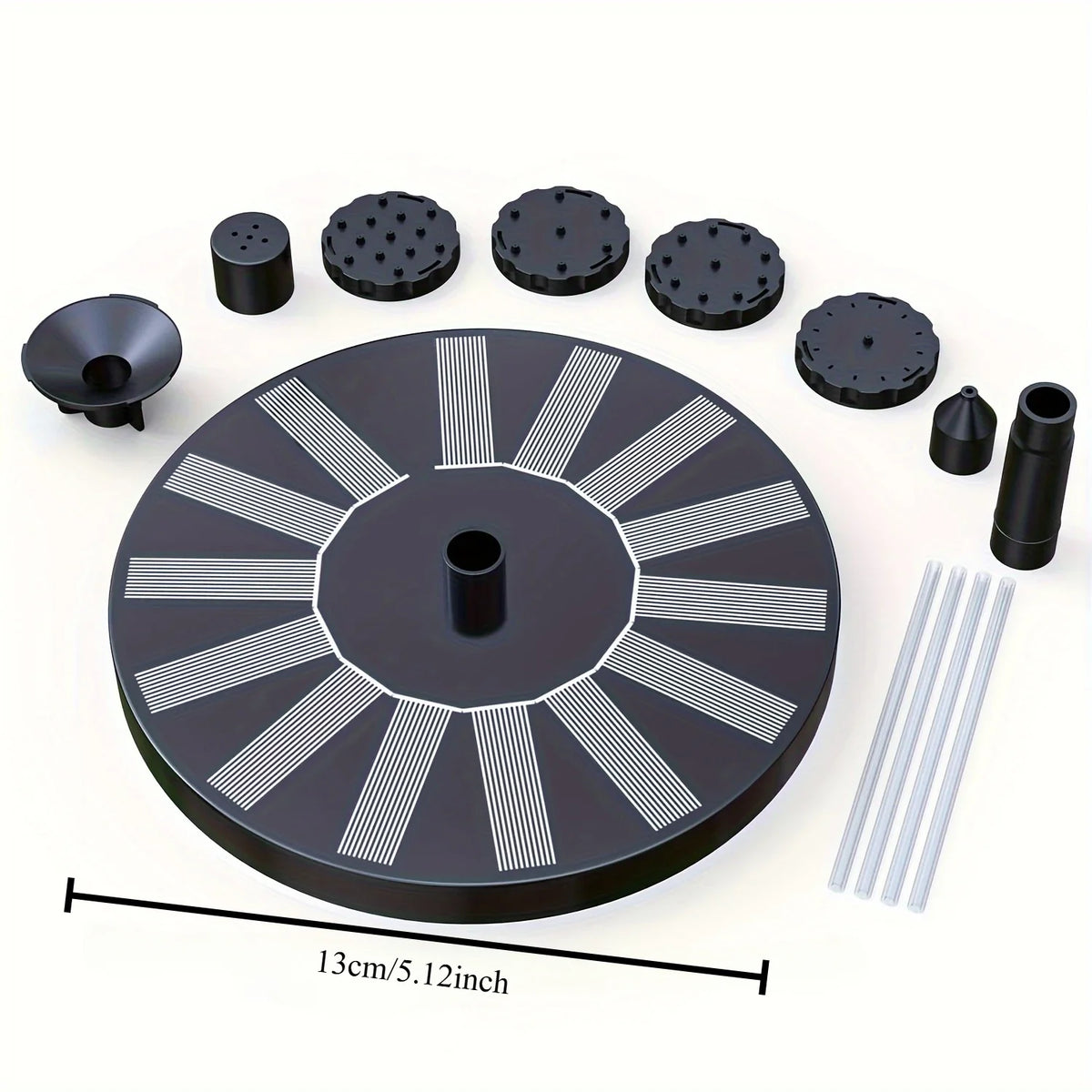 1.4W Solar Bird Bath Fountain Pump – Pond, Garden & Fish Tank