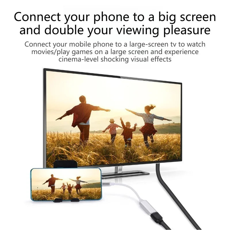 USB-C to HDMI 4K Adapter Cable | Laptop, PC & Tablet