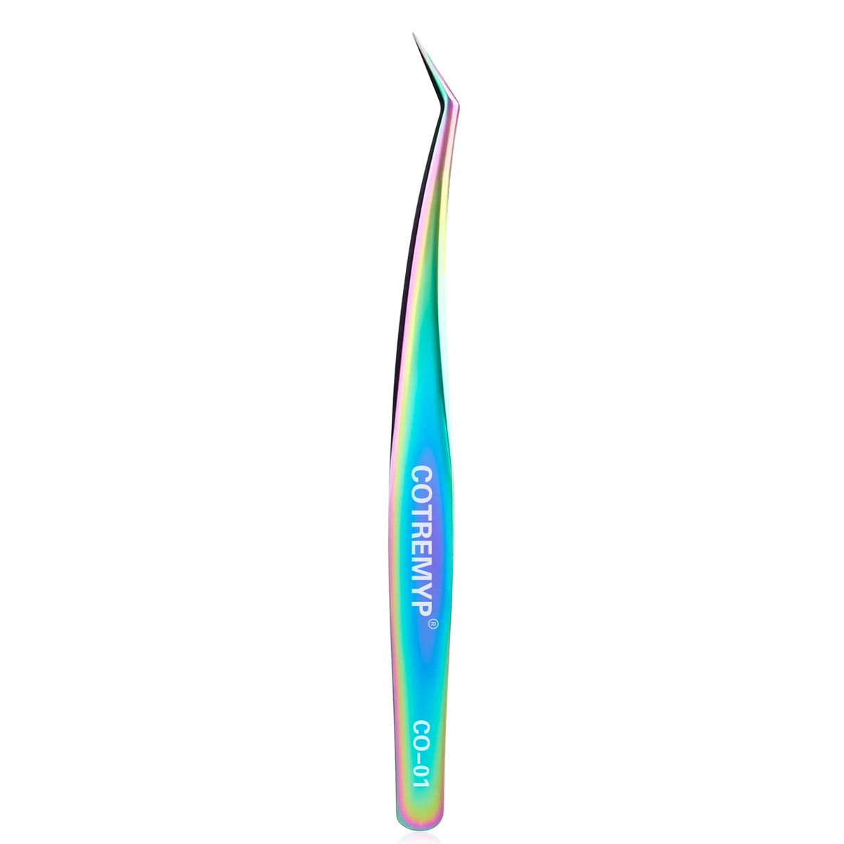 Slanted Stainless Steel Tweezers – Lash & Brow Precision Tool