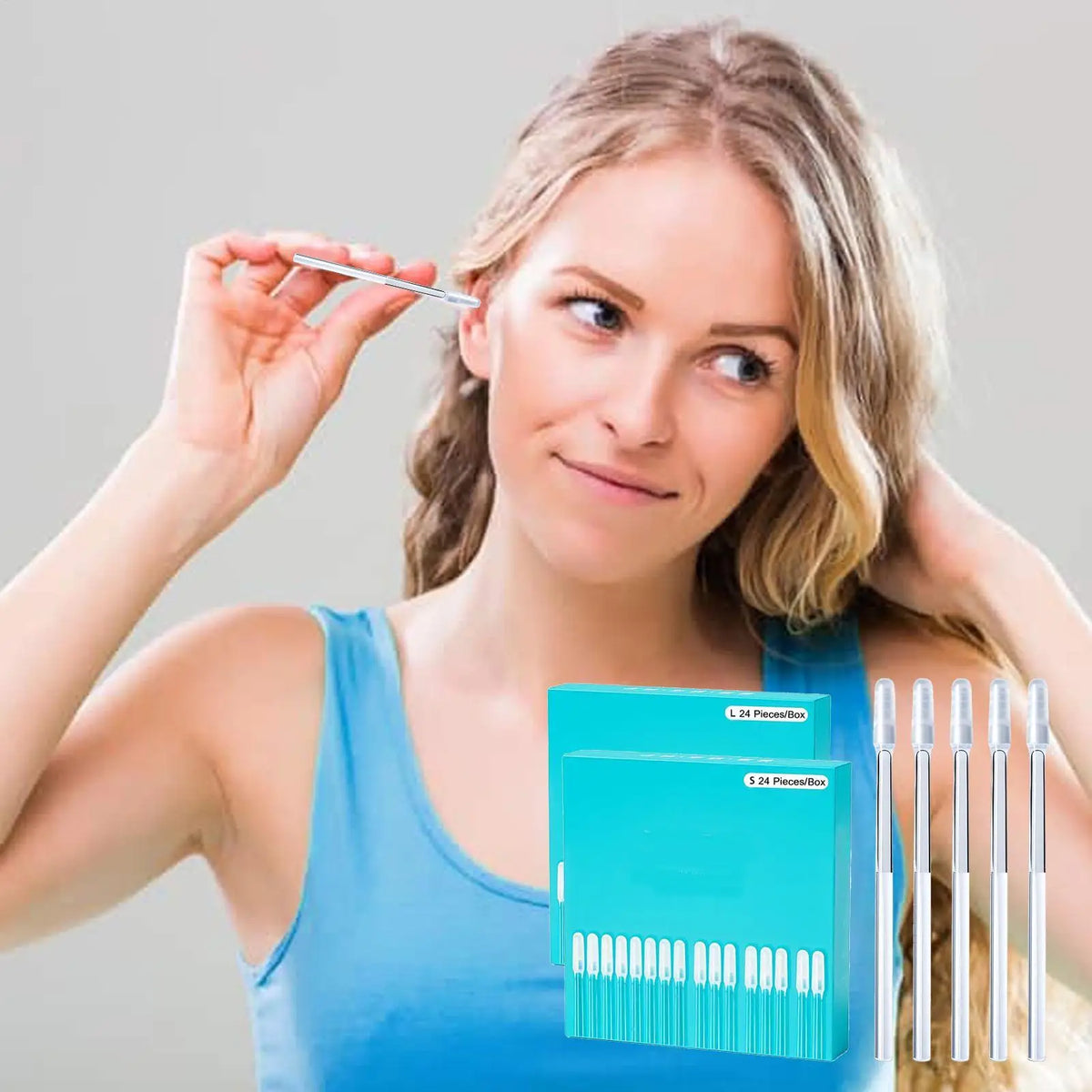 24-Pc Adhesive Ear Wax Remover Picks | Kids Adults Seniors