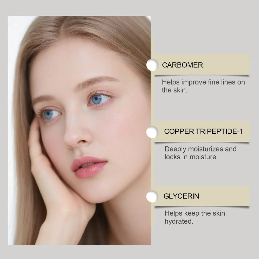 Copper Peptide Face Serum – Hydration & Skin Barrier Repair 30ml