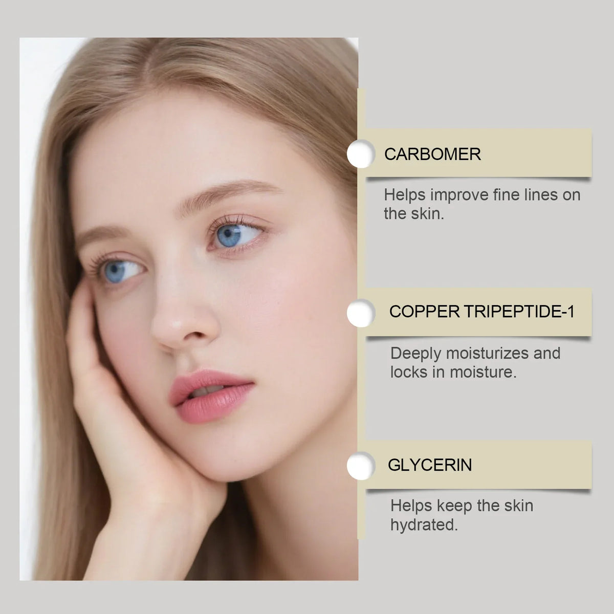 Copper Peptide Face Serum – Hydration & Skin Barrier Repair 30ml