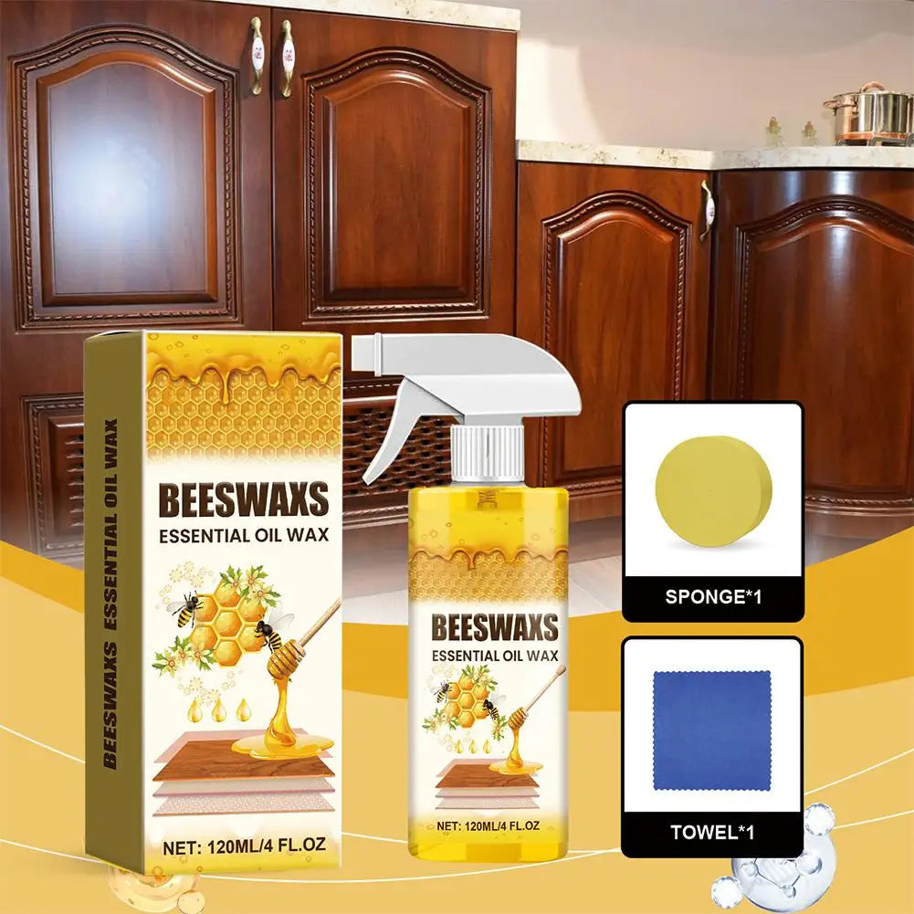 1 2 3 Furniture Solid Wood Care Beeswax Spray Multi-purpose