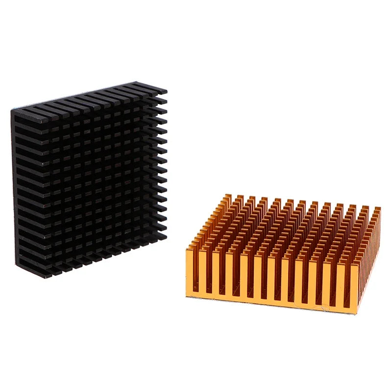 White Black Gold 50 Thermal Conductive Adhesive Aluminum Heatsink