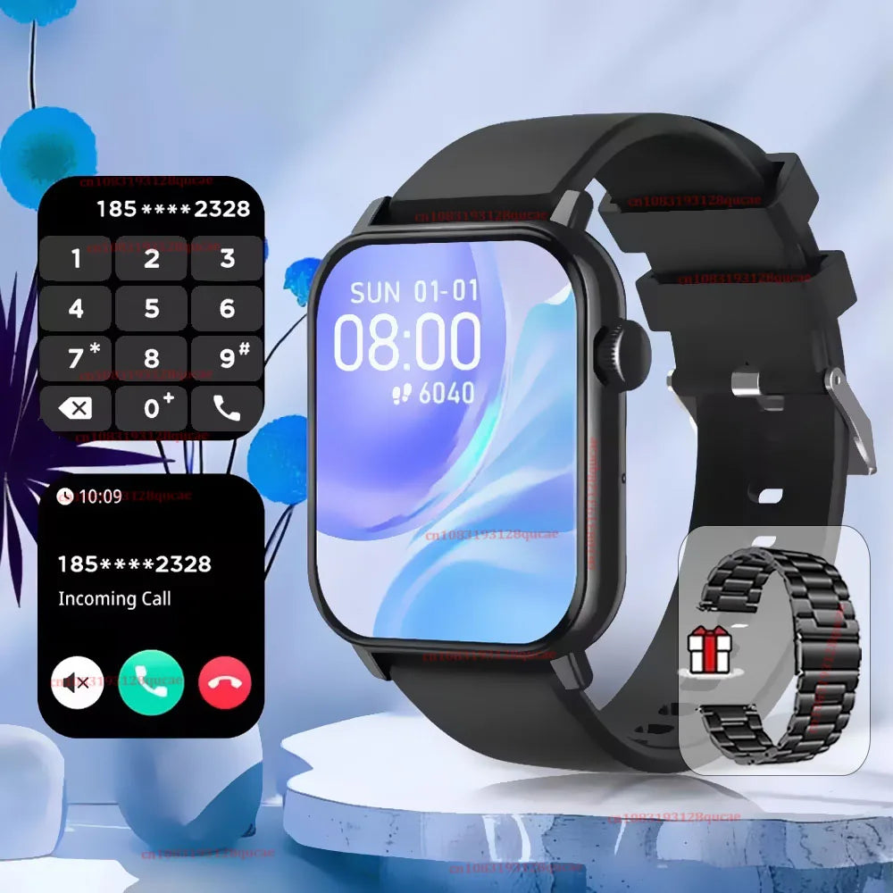 2026 Smart Watch Voice Calling Health Monitor IP68 Water Resistance