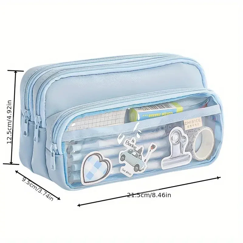 Large Capacity Pencil Case & Cosmetic Bag | Back to School