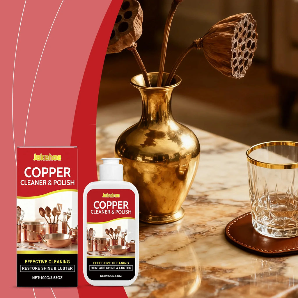 JAKEHOE Brass & Copper Metal Polishing Cream | Tarnish Remover