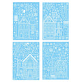 Vintage Snowman Christmas Window Clings & Wall Decals | DIY Xmas