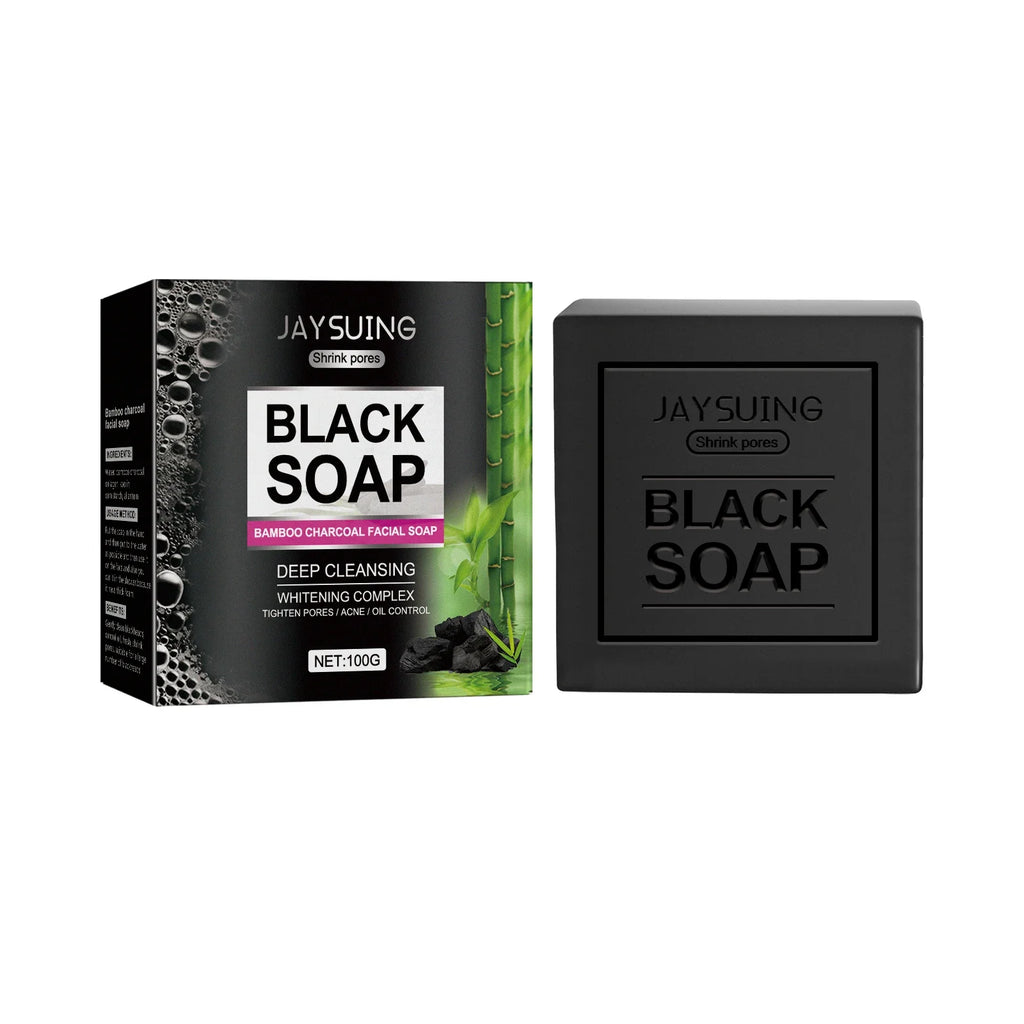 Bamboo Charcoal Face Soap – Deep Clean, Blackhead & Pore Care