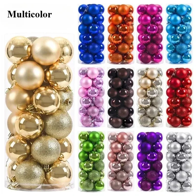 3 4 Christmas Balls Big Ball Tree Pendant Ornaments Party Decor 2025