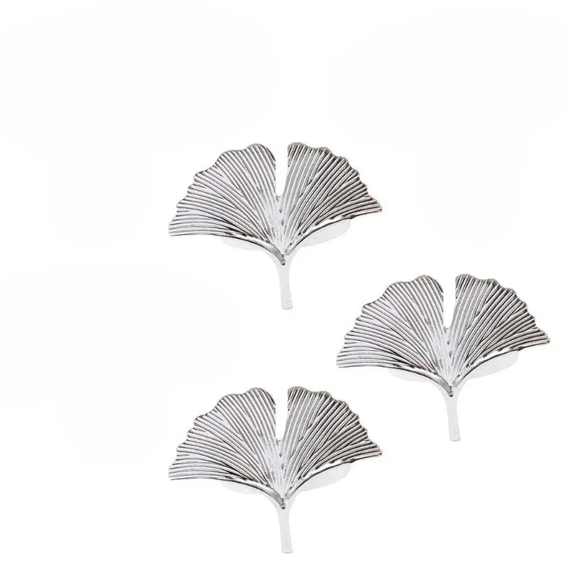 Ginkgo Leaves Napkin Ring Buckle Holders Wedding Party Thanksgiving