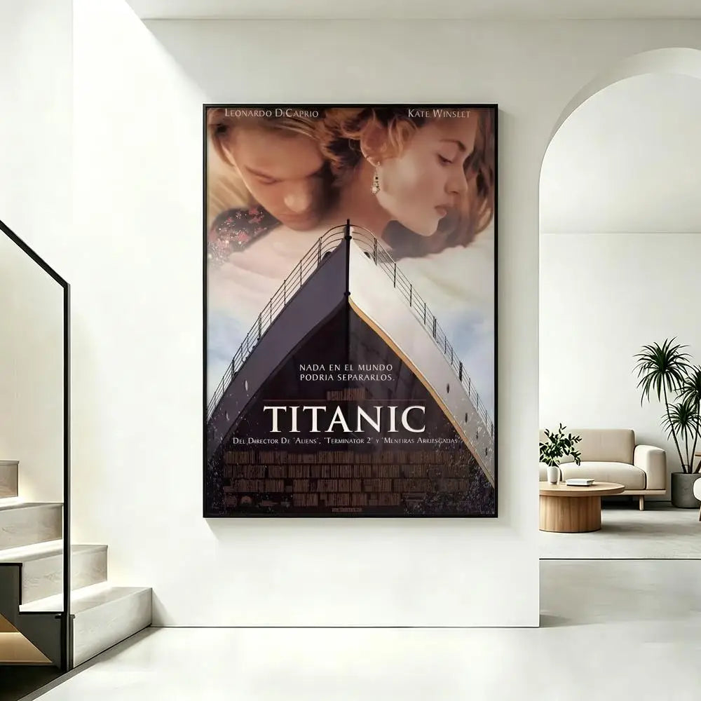 Titanic Movie Poster – HD Waterproof Sticky Wall Art Print