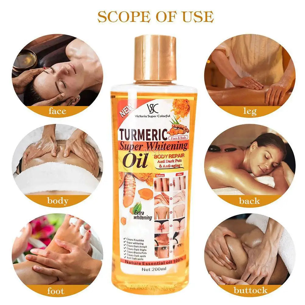 Turmeric Essential Oil 200ml – Face & Body Moisturizer