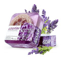 Loofah Lavender Essential Oil Soap – Moisturizing Handmade Bar