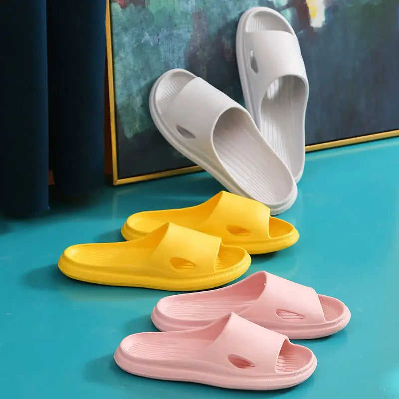Non-Slip EVA Slides – Lightweight Quick-Dry Open-Toe Slippers