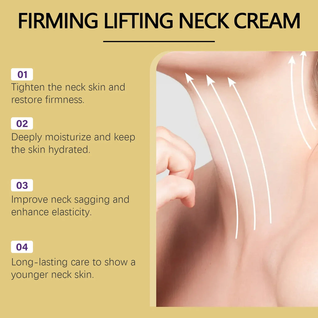 Firming Neck Cream with Roller – Lift, Brighten & Hydrate