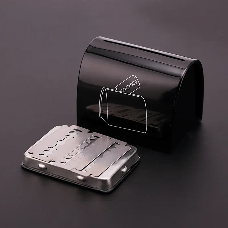 Barber Razor Blade Disposal Case | Safe Recycling Container