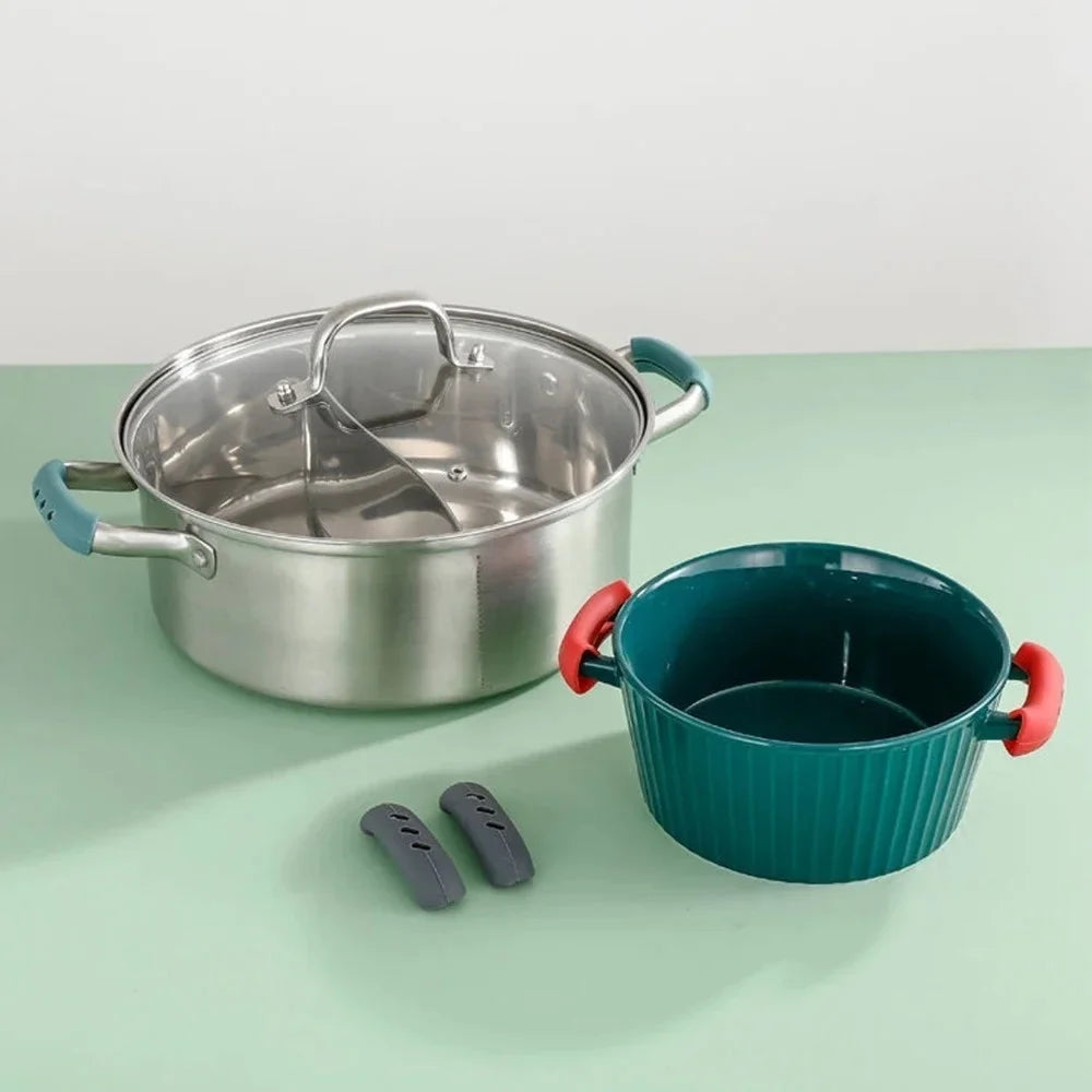 Silicone Pot Handle Covers 2-Pack | Heat-Resistant Anti-Scald