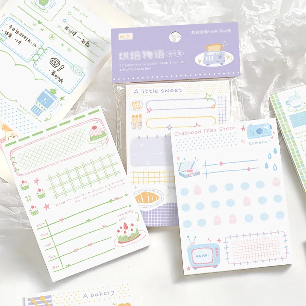 Memo Book Three Liang Sweet Event Series Non Stick Handbook Material