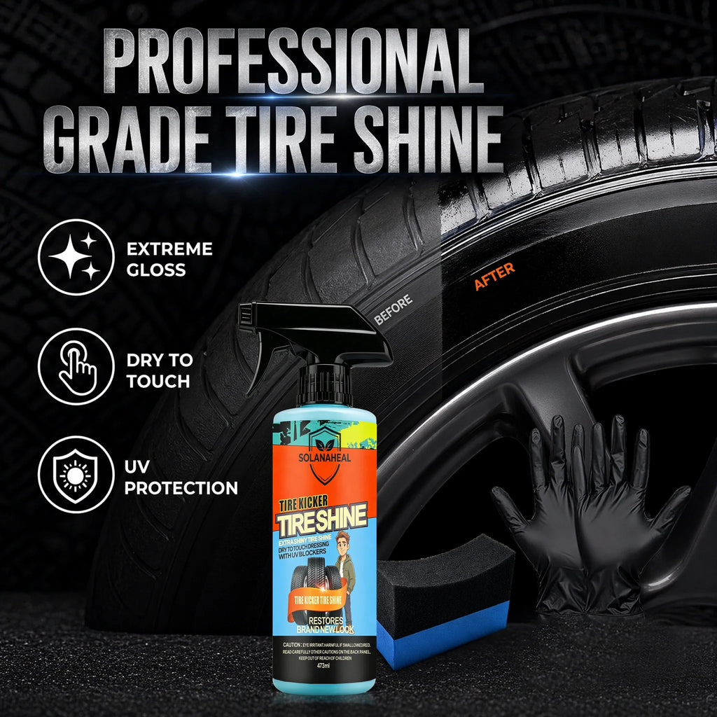 Tire Kicker Tire Shine Spray | UV Protection Tire Dressing