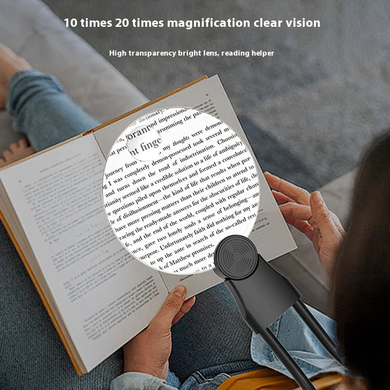 Round Frame High-quality Acrylic Magnifying Glass Hanging Neck