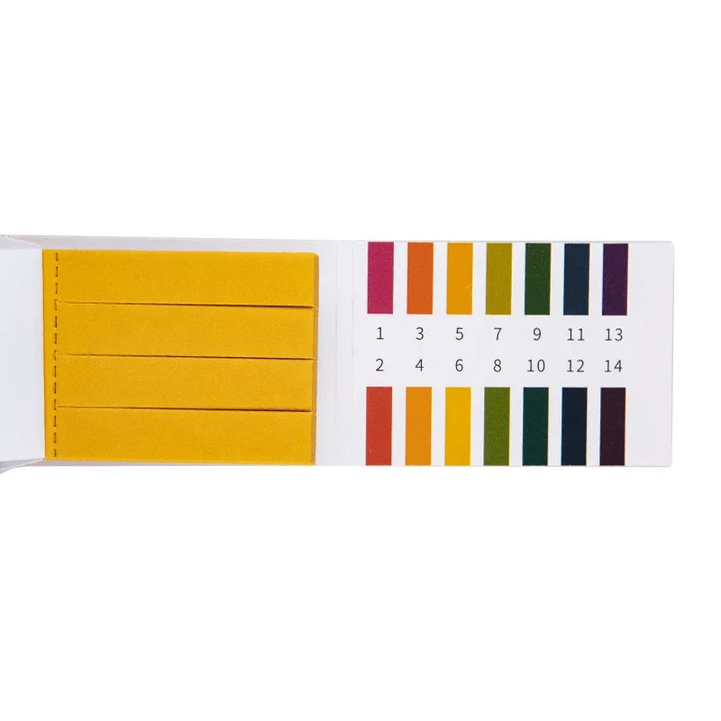 80 pH Test Strips 1–14 | Water, Soil & Pool pH Indicator Kit