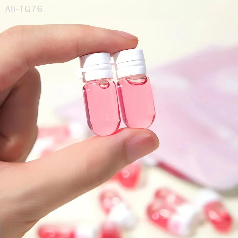 10-Pack 2ml Clear Glass Travel Bottles – Leak-Proof Flip-Top