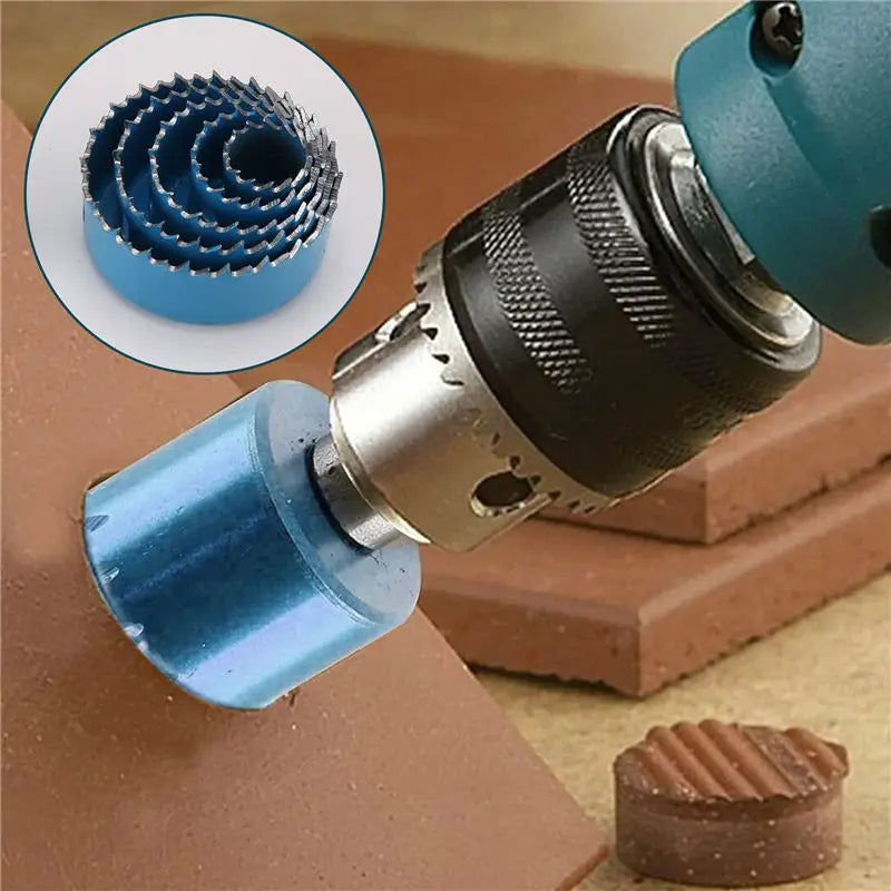 A36T- Hole Saw Cutting 19- Wood Metal Alloys Circular Round Case