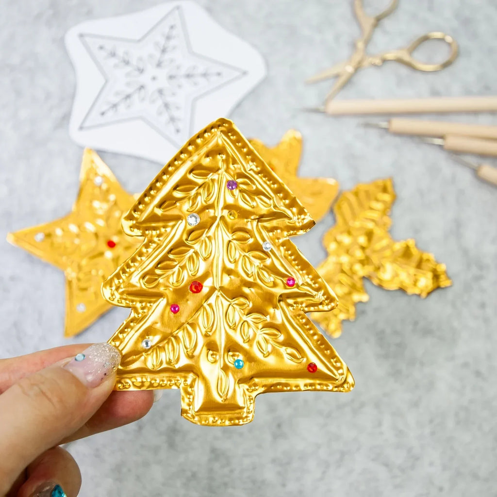 Gold Leaf Gilding Kit – Foil Sheets, Diamonds & Craft Tools