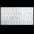 Alphabet & Number Silicone Mold – Epoxy Resin & Baking