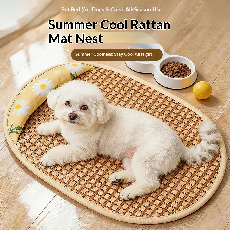 Summer Cooling Mat Dog Bed Cat House Pet Supplies Teddy Small Dogs