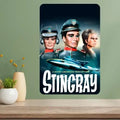 Stingray 1964 Classic TV Show Metal Poster Sign | Vintage Wall Art